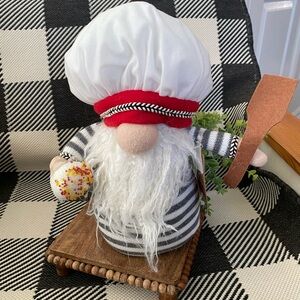Striped Chef Gnome